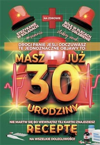 Picture of Karnet Urodzinowy z receptą 30