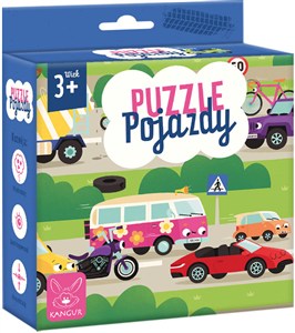 Obrazek Puzzle Pojazdy 3+