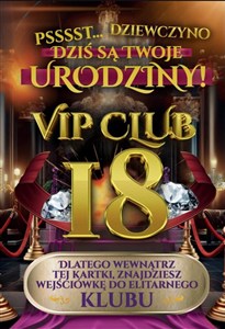 Picture of Karnet Urodziny 18 damskie