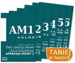 Obrazek Dać rzeczy słowo Apraksja mowy 6 zeszytów pakiet