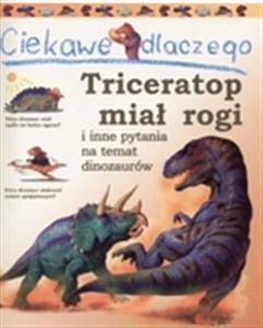 Obrazek Ciekawe dlaczego triceratop miał rogi