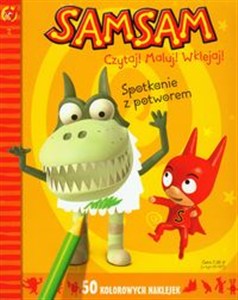 Obrazek SamSam Czytaj! Maluj! Wklejaj! Spotkanie z potworem