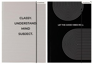 Picture of Teczka z gumką A4 Black&White