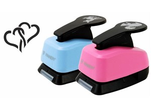 Obrazek Dziurkacz ozdobny 25mm serca MIX