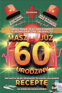 Picture of Karnet Urodzinowy z receptą 60