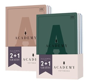Picture of Zeszyt A5/60K kratka Academy (3szt)