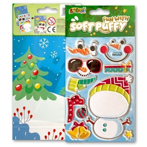 Picture of Naklejki puffy Fun with Snowman