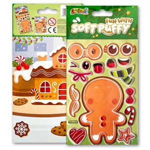 Picture of Naklejki puffy Fun with Gingerbread