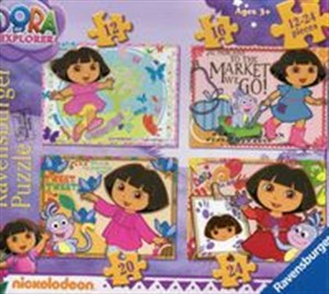 Picture of Puzzle Dora poznaje świat 4w1