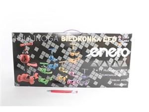 Obrazek Hulajnoga 3-kołowa 3w1 biedronka fioletowa