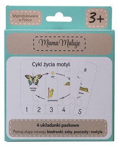 Obrazek Układanki paskowe Cykle życia zwierząt