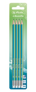 Picture of Ołówek z gumką HB greenline 4 szt.