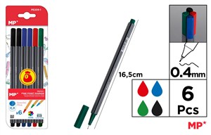 Picture of Cienkopis MP 0.4mm blister 6 sztuk