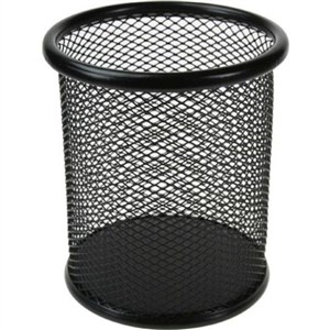 Obrazek Pojemnik na długopisy siatka czarny