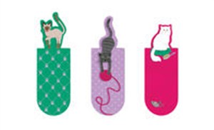 Obrazek Zakładki magnetyczne Koty 3 sztuki