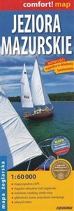 Obrazek Jeziora Mazurskie 2-częściowa laminowana mapa żeglarska 1:60 000