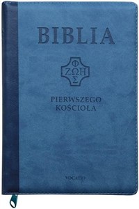 Obrazek Biblia pierwszego Kościoła z paginat. niebieska