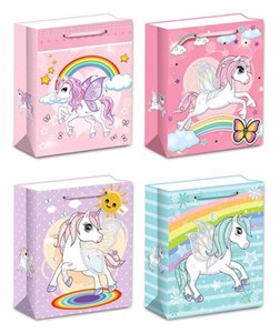 Picture of Torebki prezentowe WK 22338 L mix wzorów 12 sztuk