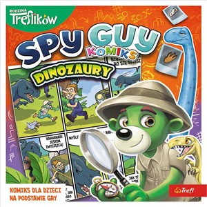 Obrazek Komiks Spy Guy Dinozaury Rodzina Treflików