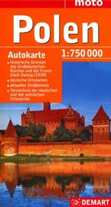 Obrazek Polen mapa samochodowa