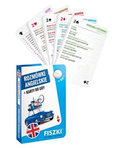 Obrazek Rozmówki angielskie i karty do gry 2 w 1