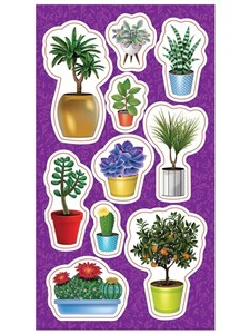 Picture of Naklejki Kwiatki doniczkowe