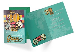 Picture of Karnet Urodziny 30