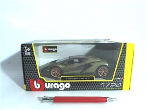 Obrazek BBURAGO MODEL LAMBORGHINI SIAN FKP 37 MATT GREEN 1:24