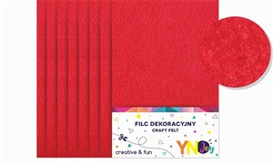 Picture of Filc dekoracyjny czerwony YNJ 8szt NOSTER