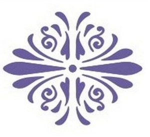 Picture of Szablon zmywalny ornament 12x15cm 0,5mm