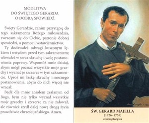 Picture of Św. Gerard Majella - modlitwa