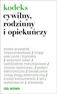 Obrazek Kodeks cywilny rodzinny i opiekuńczy