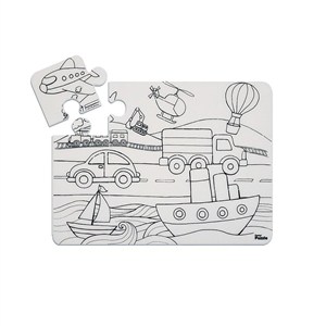 Picture of Puzzle Pojazdy Funny Mat STRIGO