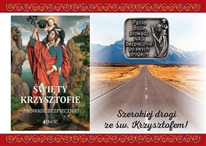 Obrazek Modlitewnik. Święty Krzysztofie...+ plakietka