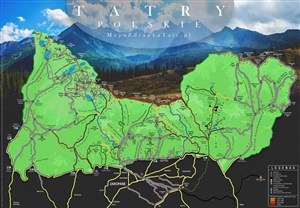 Obrazek Mapa Zdrapka Tatry polskie