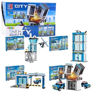 Picture of Klocki konstrukcyjne Komisariat policji MIX