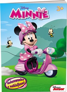 Obrazek Minnie. Kolorowanka z naklejkami NA-44