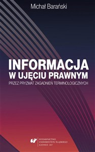Obrazek Informacja w ujęciu prawnym przez pryzmat...