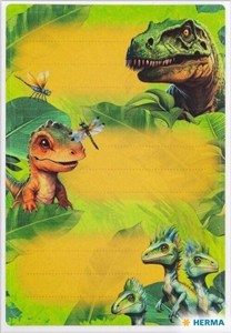 Obrazek Naklejki szkolne - Dinozaury 9szt