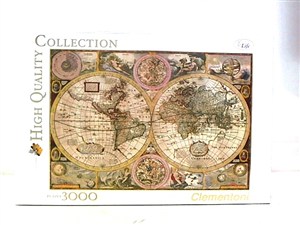 Obrazek Puzzle Old Map 3000