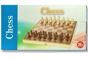 Obrazek Warcaby i tryktrak 2w1 drewniane 29x29cm