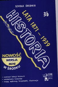 Picture of Historia 3b Lata 1871-1939 Liceum technikum