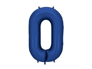 Picture of Balon foliowy cyfra 0 86cm granat