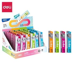 Obrazek Rysiki 0,5mm 2B mix DELI