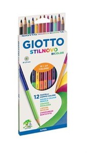 Picture of Giotto Kredki 2-stronne 12 sztuk