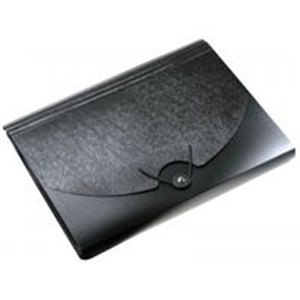 Obrazek Teczka z przegródkami A4 czarna