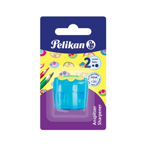 Obrazek Temperówka podwójna z pojemnikiem 1 szt. mix Pelikan