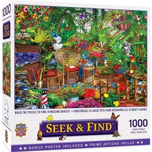 Obrazek Puzzle 1000 Ogród pełen kwiatów