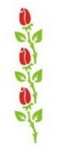 Obrazek Szablon bordiurowy 6x28cm