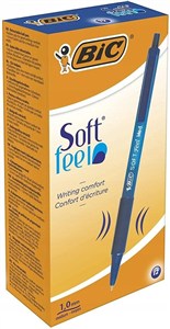 Picture of Długopis Soft Feel niebieski (12szt) BIC
